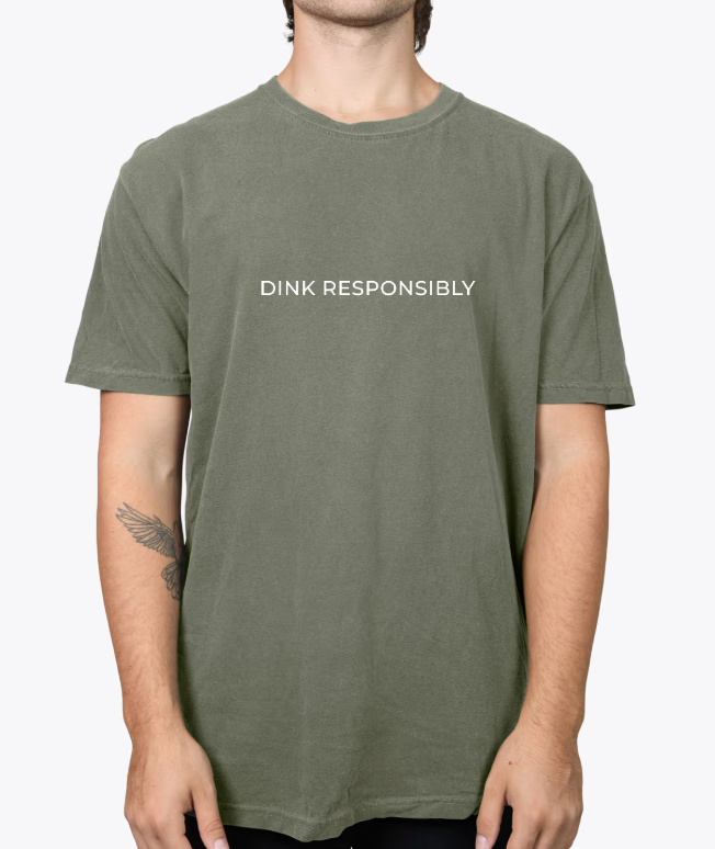 PREORDER • DINK Responsibly Tee - Sage Green