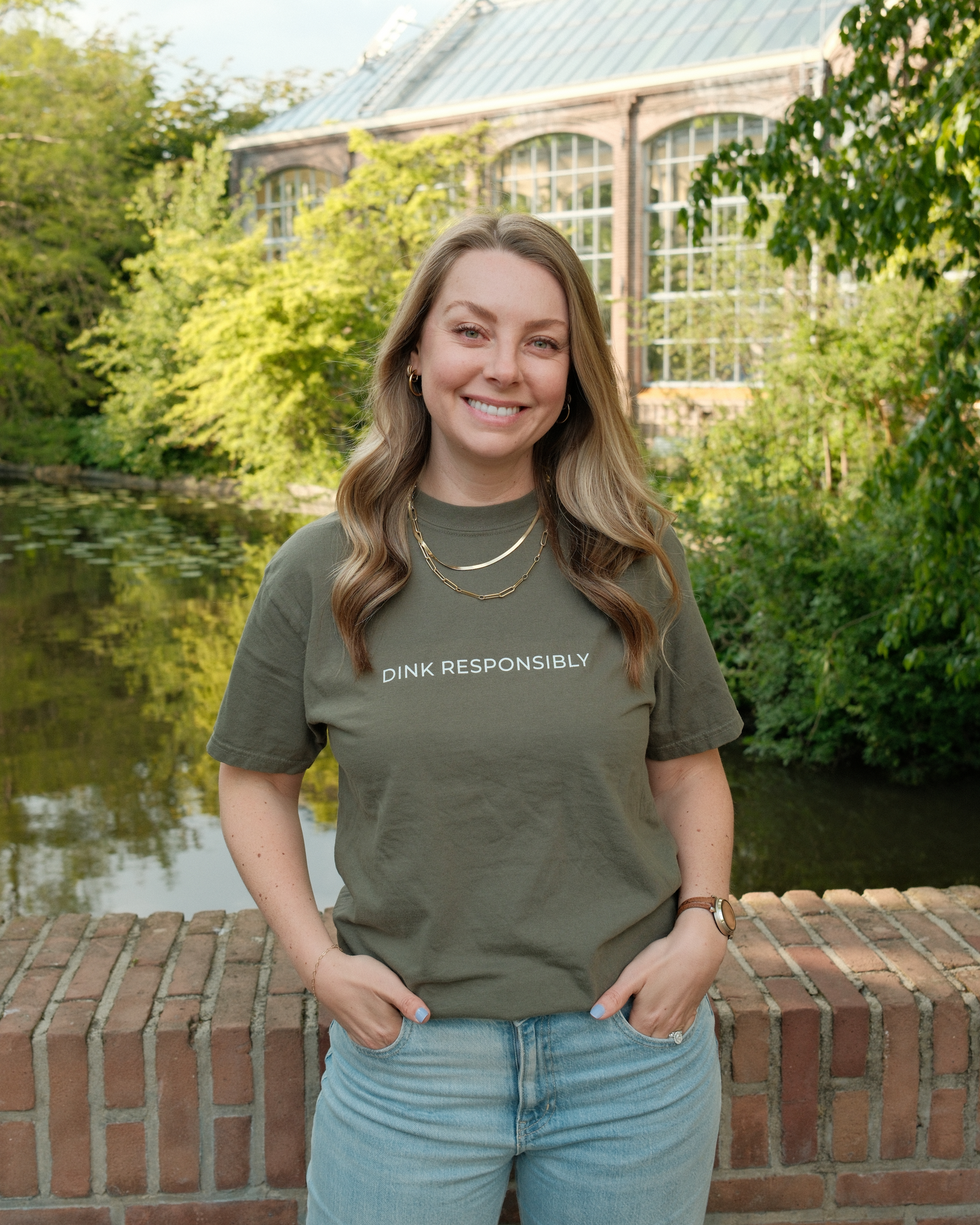 PREORDER • DINK Responsibly Tee - Sage Green